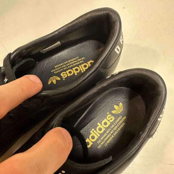 EXCELLENT Human Made x adidas Stan Smith ‘Black’Casual Sneaker Streetwear 8 - Picture 8 of 11